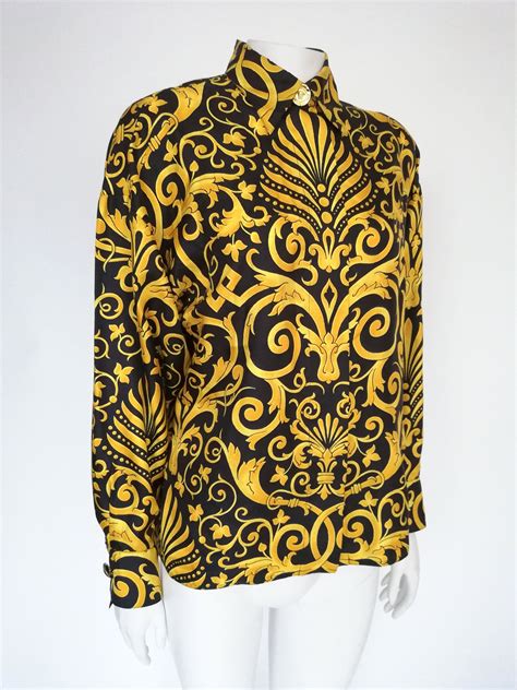 vintage versace blouse|versace online buy.